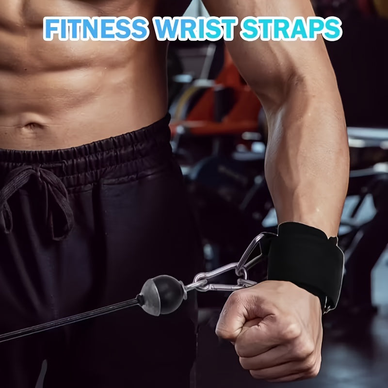 Adjustable Anti Slip Weight Lifting Wrist Straps in Durable Nylon for Deadlifts, Rows and Pull Ups — photo 5