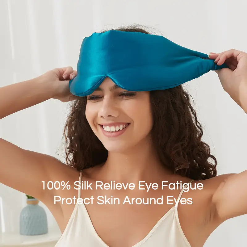 DREAMSILK Blackout Silk Sleep Mask - 100% Pure 19 Momme Mulberry Silk — photo 2