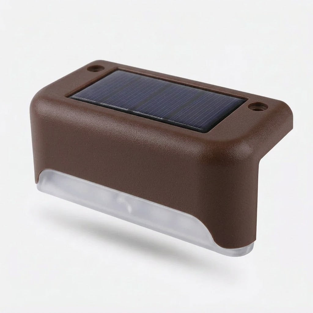 Solar Step Lights, 8-Piece Set with Dusk Sensor - Warm or Cool White — photo 10