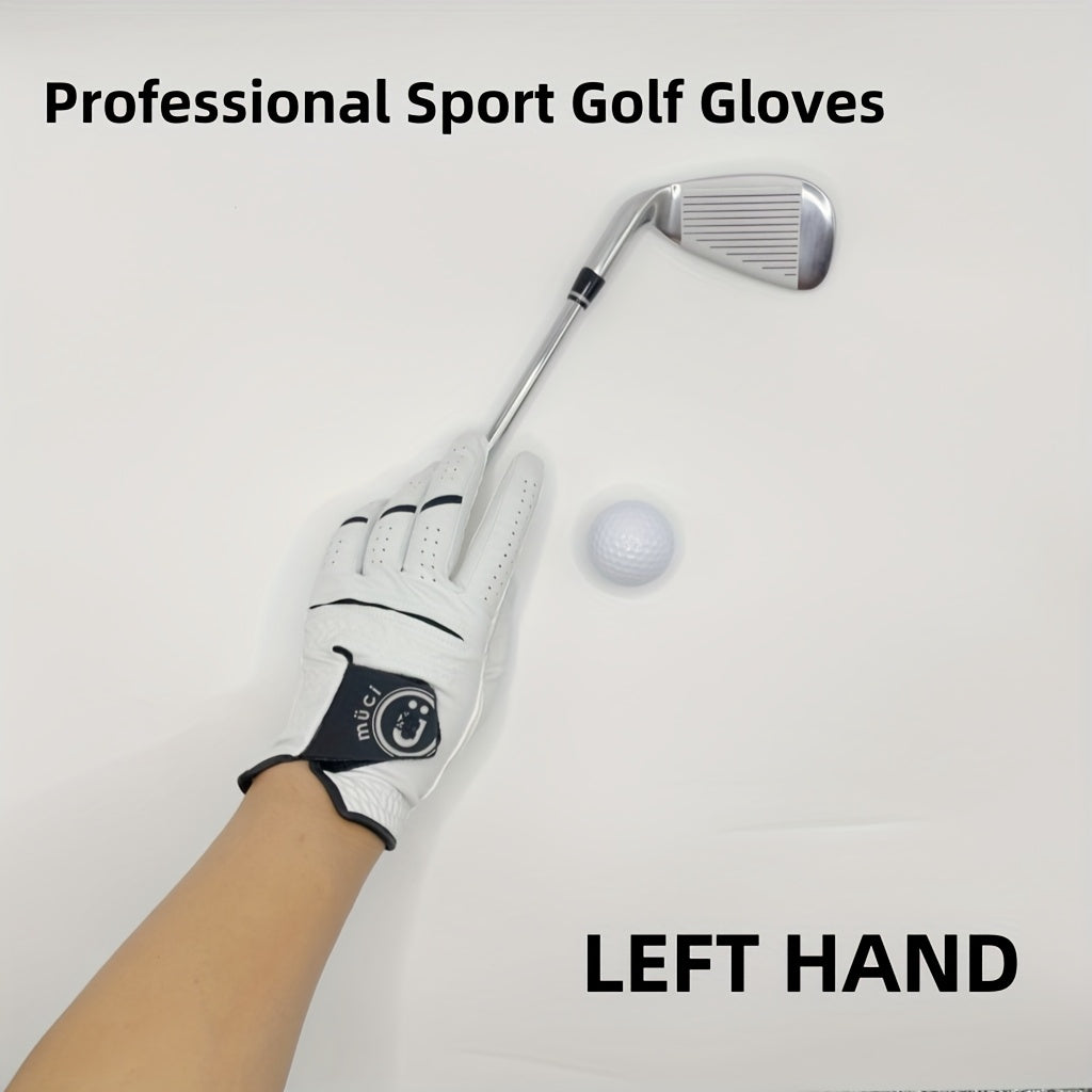 Left Hand Golf Glove in Soft Sheepskin Leather with Anti Slip Grip and Breathable Comfortable Fit — photo 11