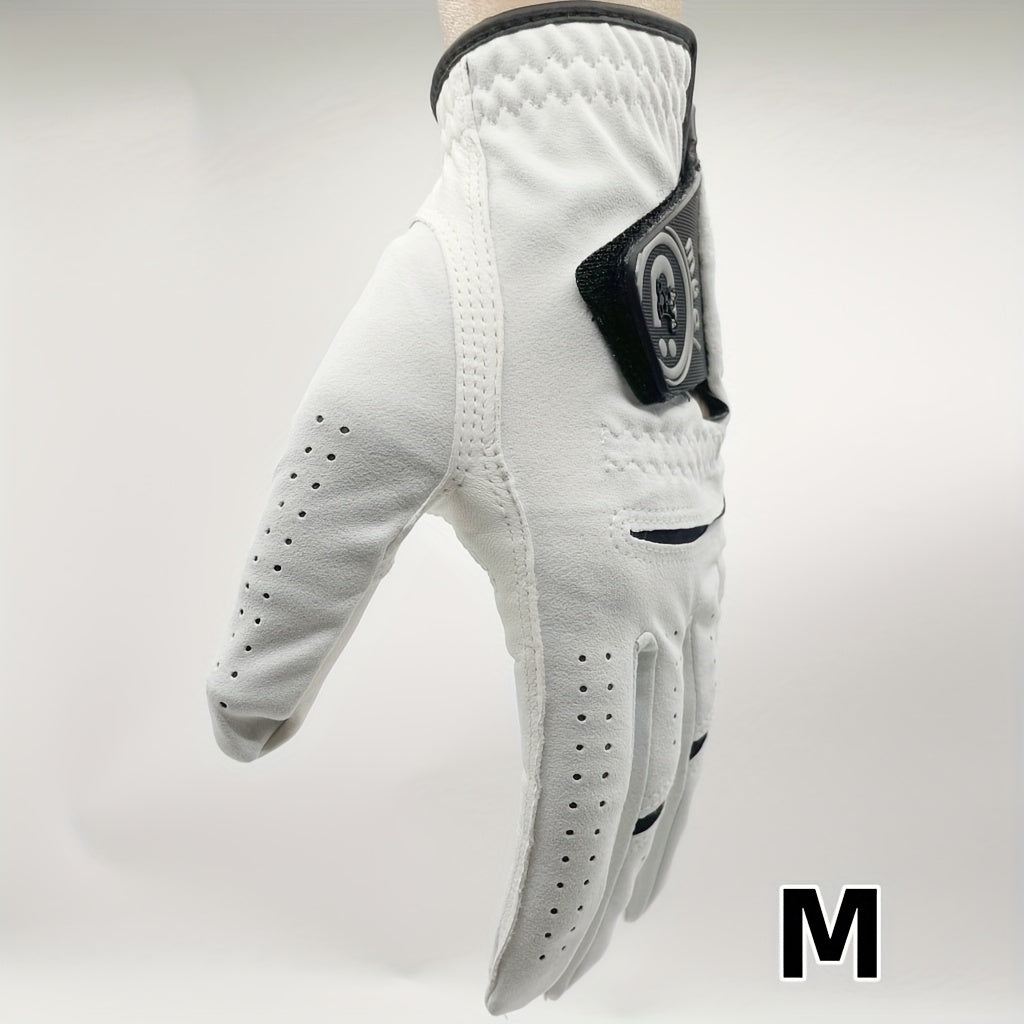 Left Hand Golf Glove in Soft Sheepskin Leather with Anti Slip Grip and Breathable Comfortable Fit — photo 3