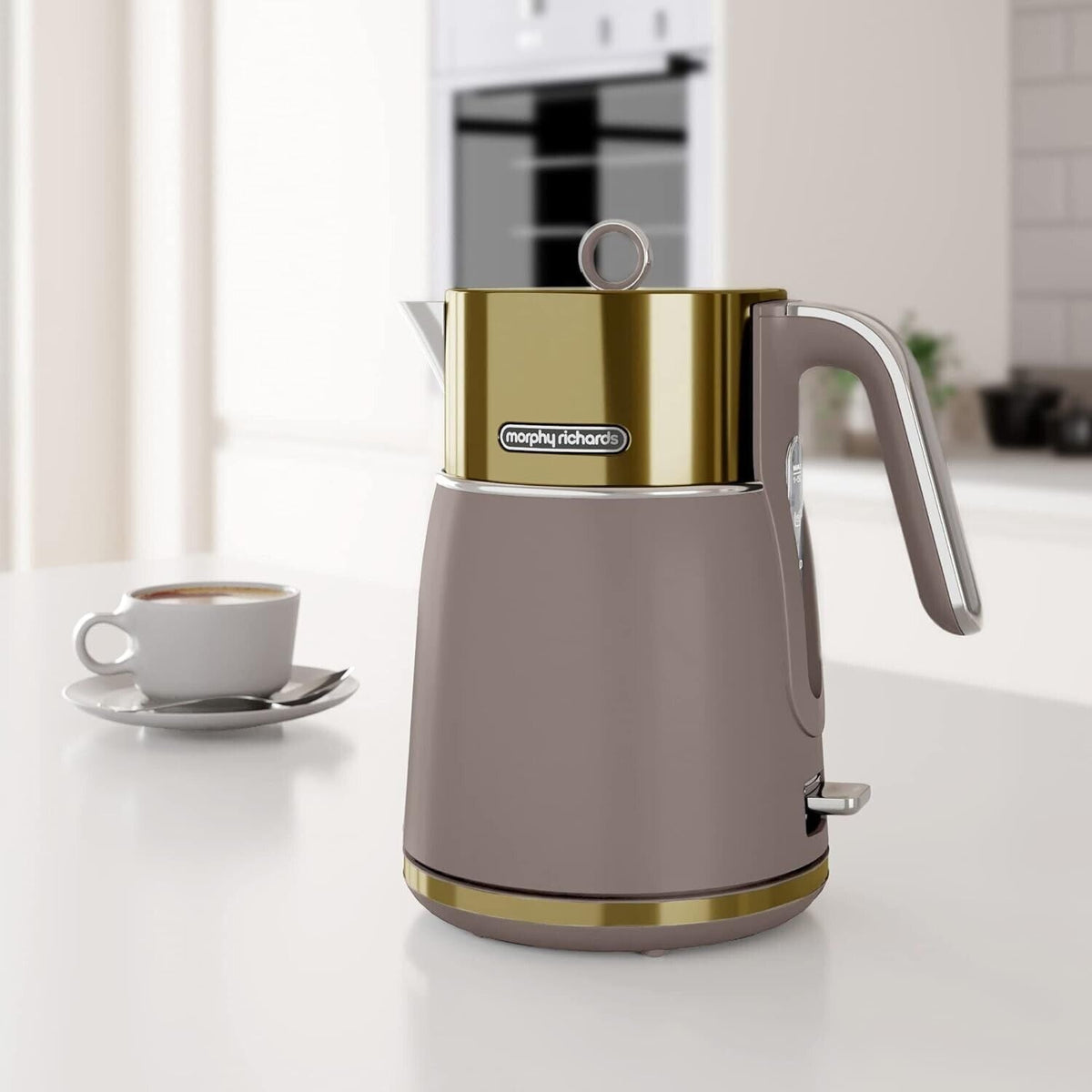Morphy Richards Gold Signature Opulent Jug Kettle & 4 Slice Toaster Set — photo 2