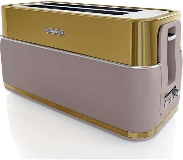 Morphy Richards Gold Signature Opulent Jug Kettle & 4 Slice Toaster Set — photo 3