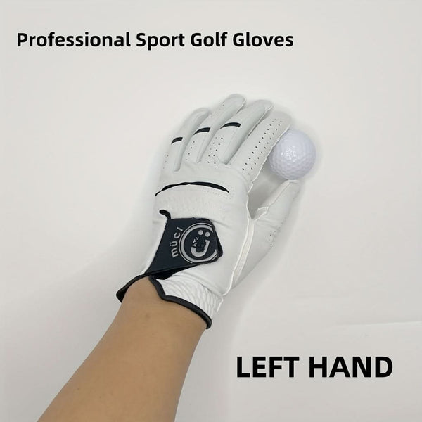 Left Hand Golf Glove in Soft Sheepskin Leather with Anti Slip Grip and Breathable Comfortable Fit — photo 17