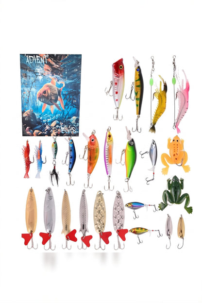 Fishing Advent Calendar – 24 Lures, Spinners and Soft Baits — photo 4