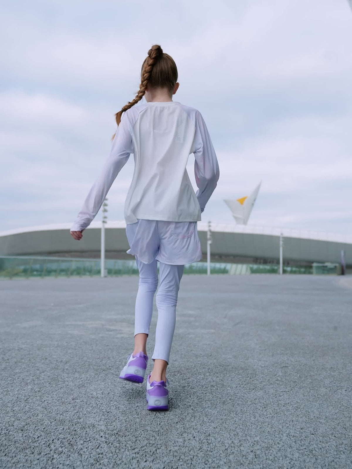 Children's Roller Sneakers with Retractable Wheels and Rechargeable LED Light-Up Sole — photo 6