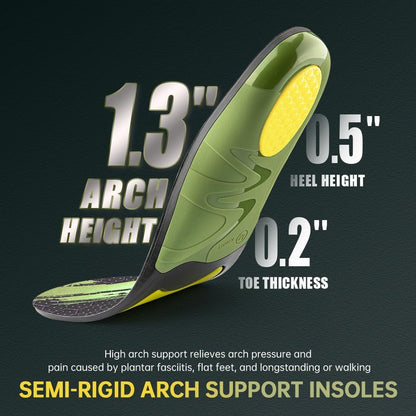 VALSOLE 220+ lbs Plantar Fasciitis High Arch Support Insoles — photo 5