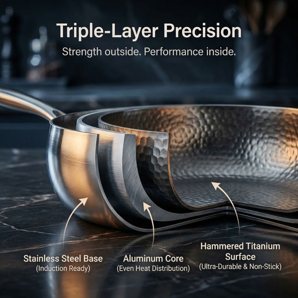 Pure Titanium Frying Pan — photo 4
