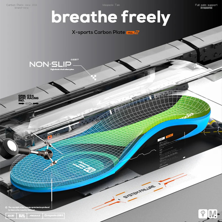 Curved Carbon Plate Insole – Stable Arch Support and High Rebound — photo 13