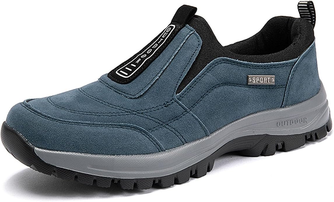 All-Day Comfort, Lace-Free Orthopedic Shoes Wide Toe Box, Non-Slip Grip