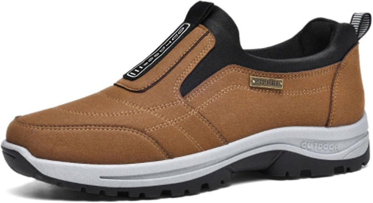 All-Day Comfort, Lace-Free Orthopedic Shoes Wide Toe Box, Non-Slip Grip
