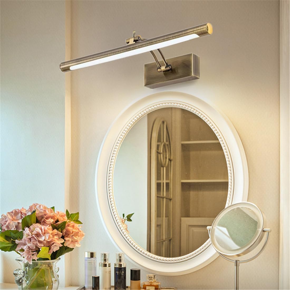 Antique Brass LED Picture Light Wall Sconce for Art Display — photo 6