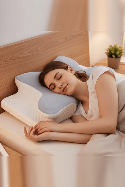 Orthopaedic Neck Pillow – Memory Foam, Contoured — photo 1
