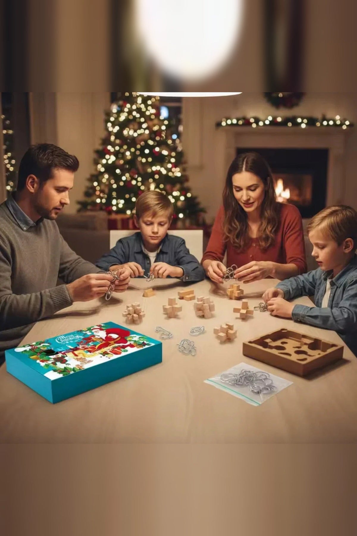 Puzzle Advent Calendar 2026 – 24 Metal and Wooden Brain Teasers — photo 6