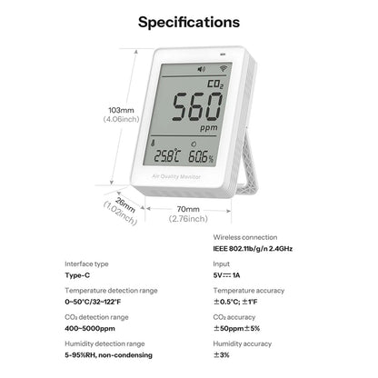 HomeyAiry Air Quality Monitor for Home — photo 3