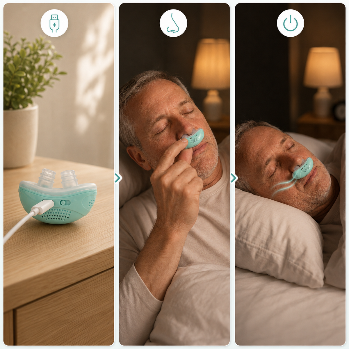 Mini Electric Anti-Snoring Device for the Nose – Mask-Free, USB Rechargeable — photo 4