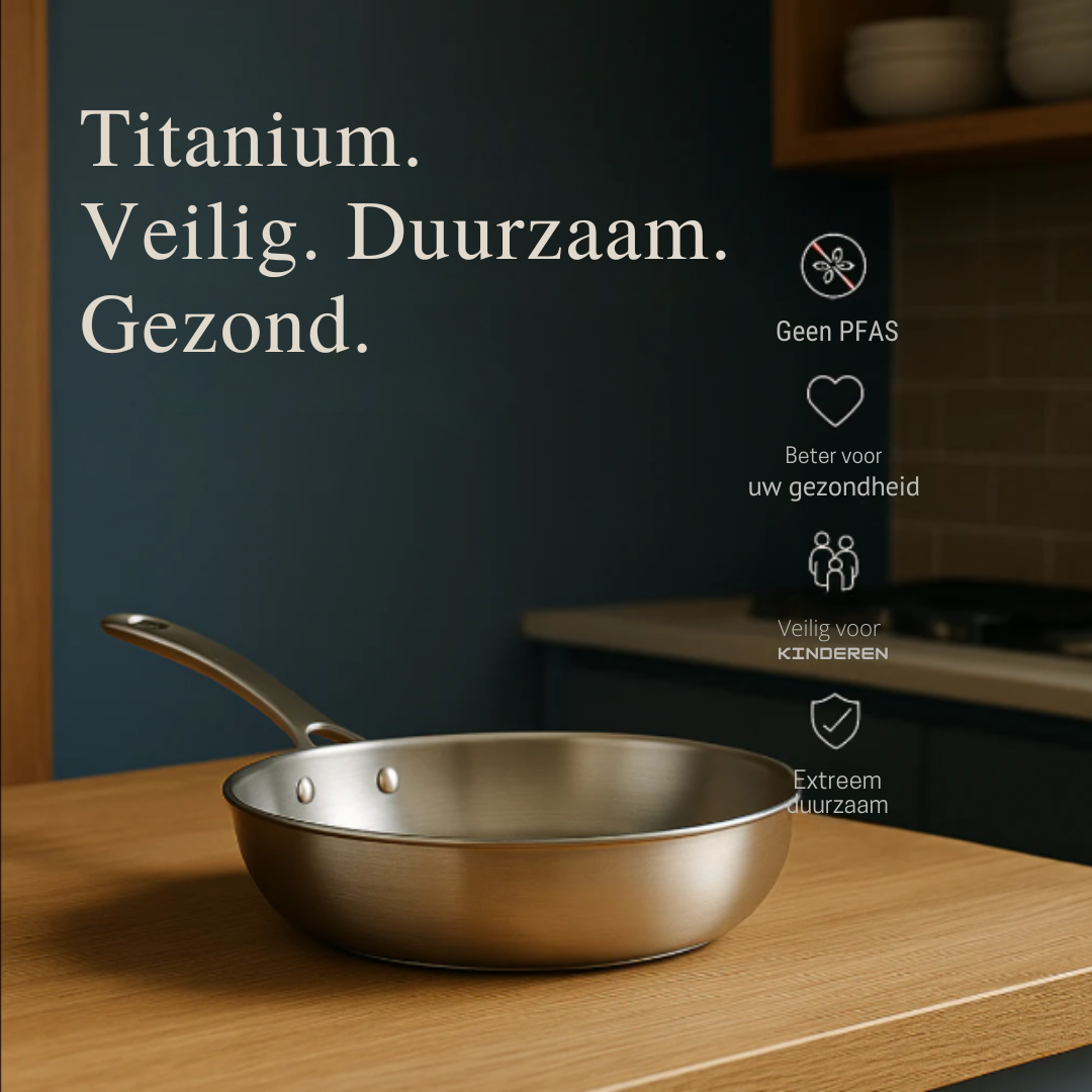 Titanium Frying Pan | Hammered Non-Stick PFAS-Free Induction — photo 8
