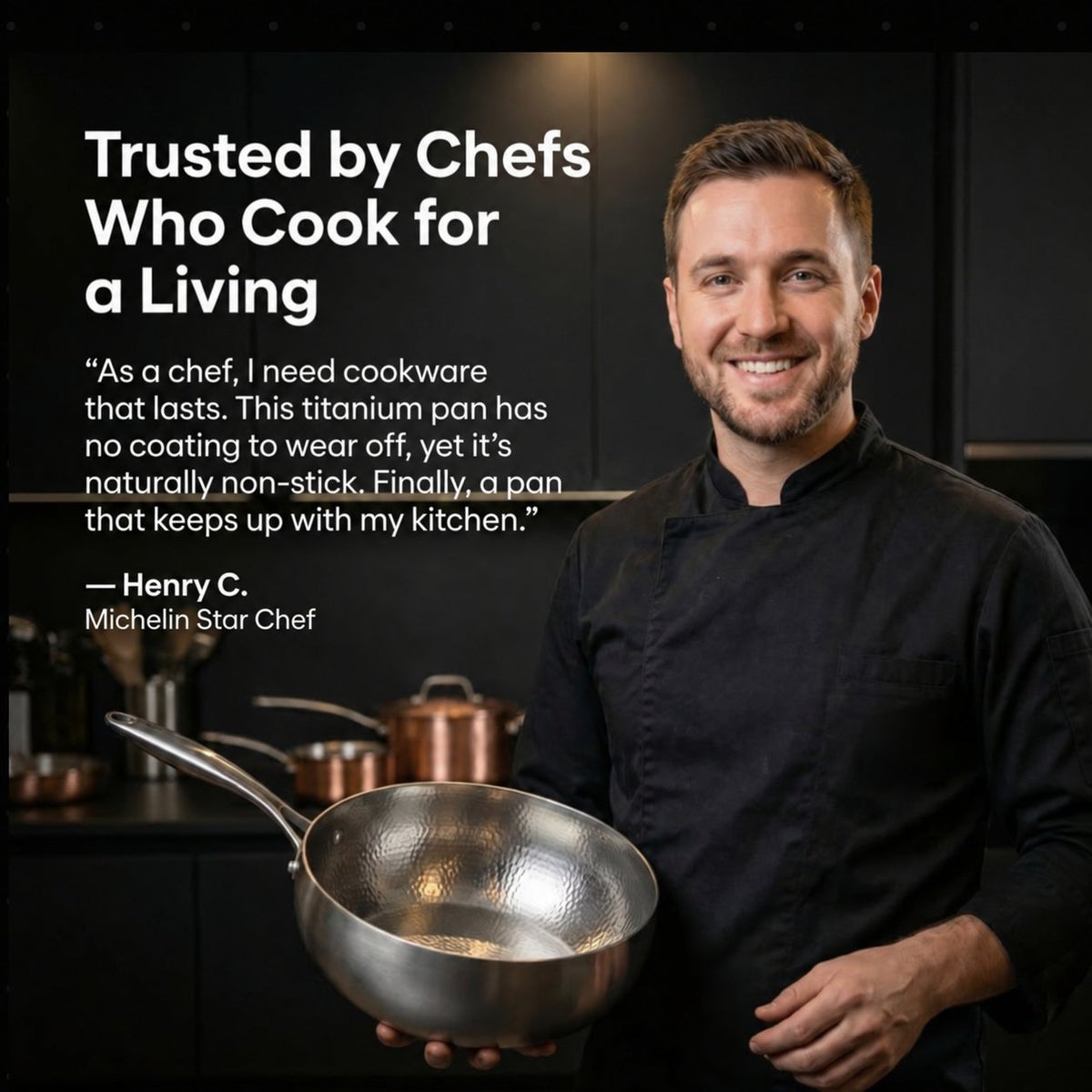 Pure Titanium Frying Pan — photo 2