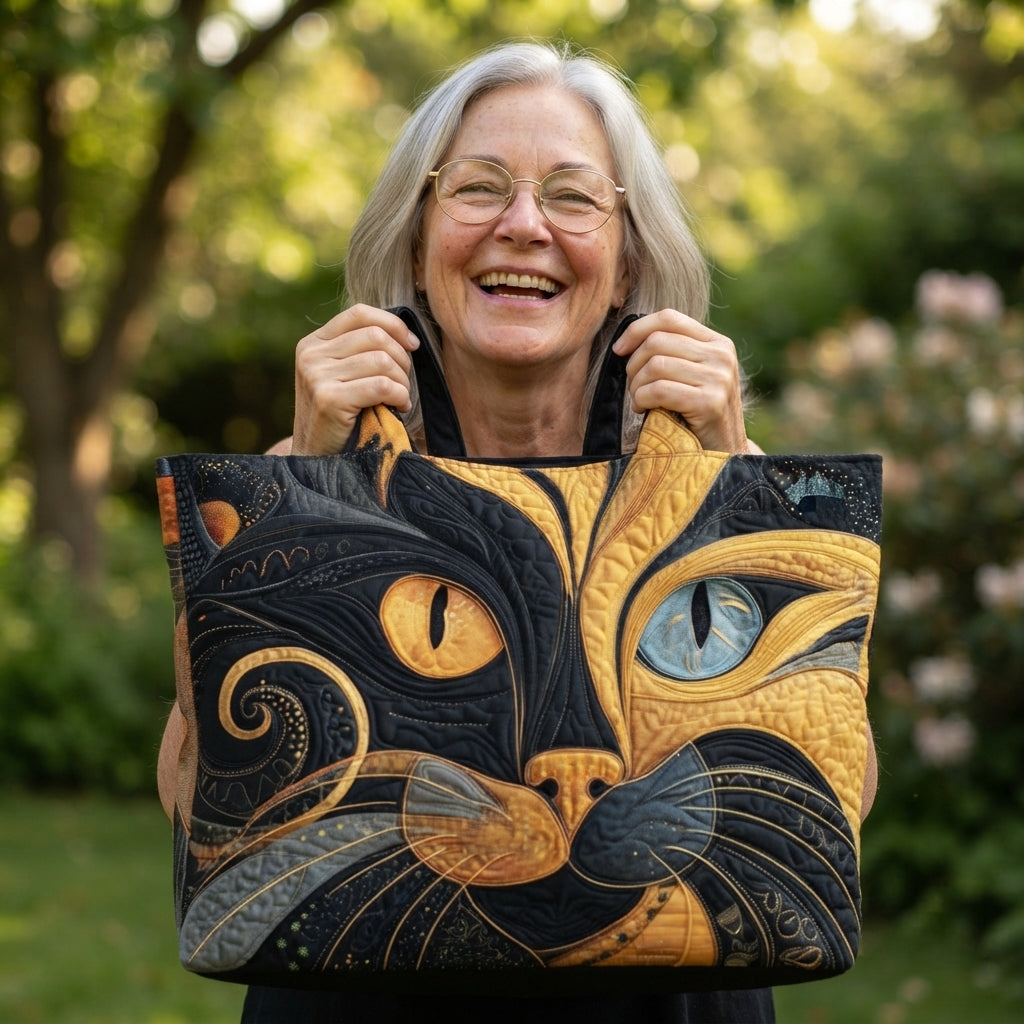 Handmade Soft Quilted Everyday Tote Bag — photo 3