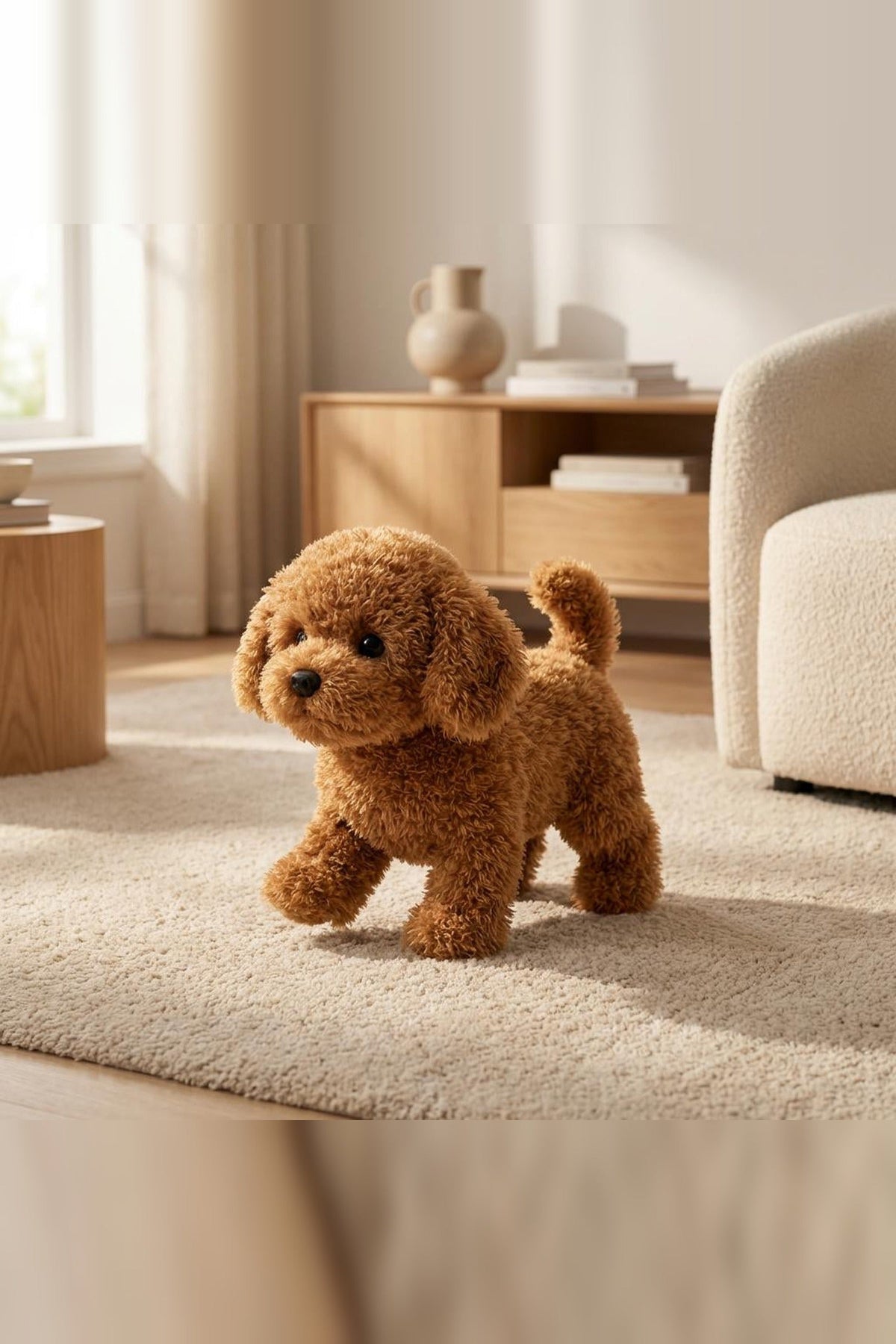 Walking and Barking Plush Dog – Responds to Touch — photo 1