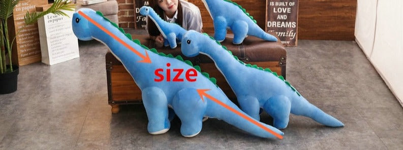 Giant Diplodocus Dinosaur Soft Toy, Plush Cuddly Stuffed Animal in Three Sizes and Three Colours — photo 11