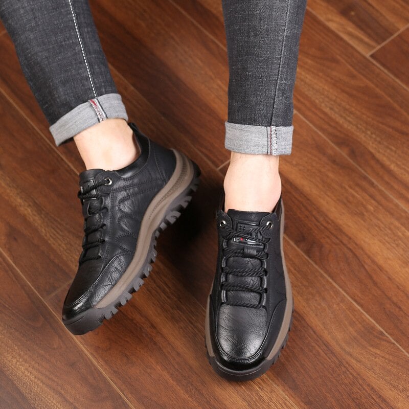 Men’s Orthopedic Leather Shoes - Supportive Comfort — photo 3