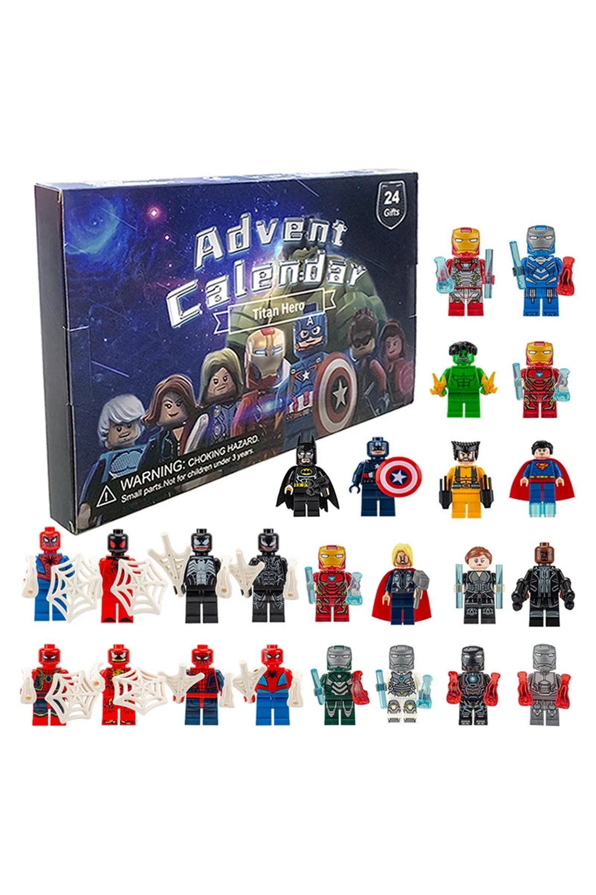 Marvel Advent Calendar Kids 2026 – 24 Action Figures for Creative Play — photo 7