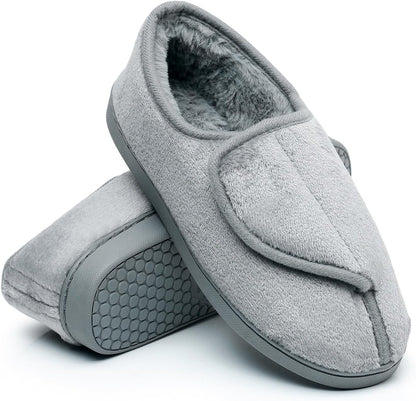 Unisex Orthopaedic Memory Foam Diabetic Slippers - Safe Home Comfort — photo 1