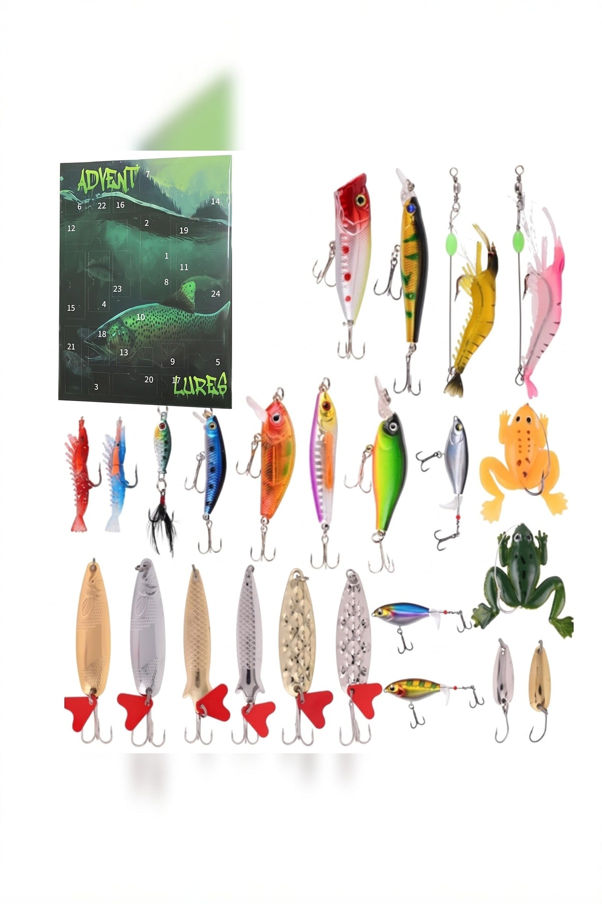 Fishing Advent Calendar – 24 Lures, Spinners and Soft Baits — photo 5