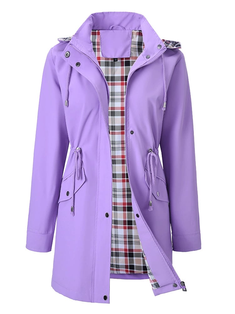 Womens Chic Lightweight Waterproof Jacket - Stylish and Durable — photo 4