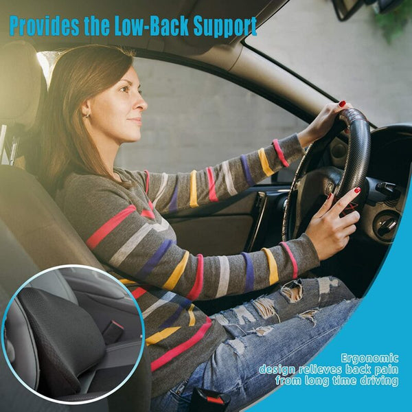 Memory Foam Car Seat Cushion with Breathable Washable Cover for Long Drives and Office Chairs — photo 12