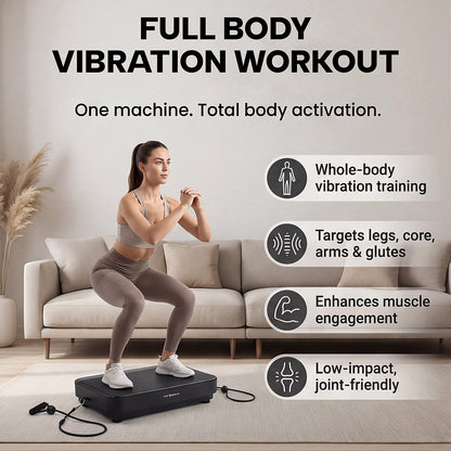 Bliss - Beyond Vibration Plate Exercise Machine - 99 Speeds, Bluetooth, 400 lb Capacity — photo 1