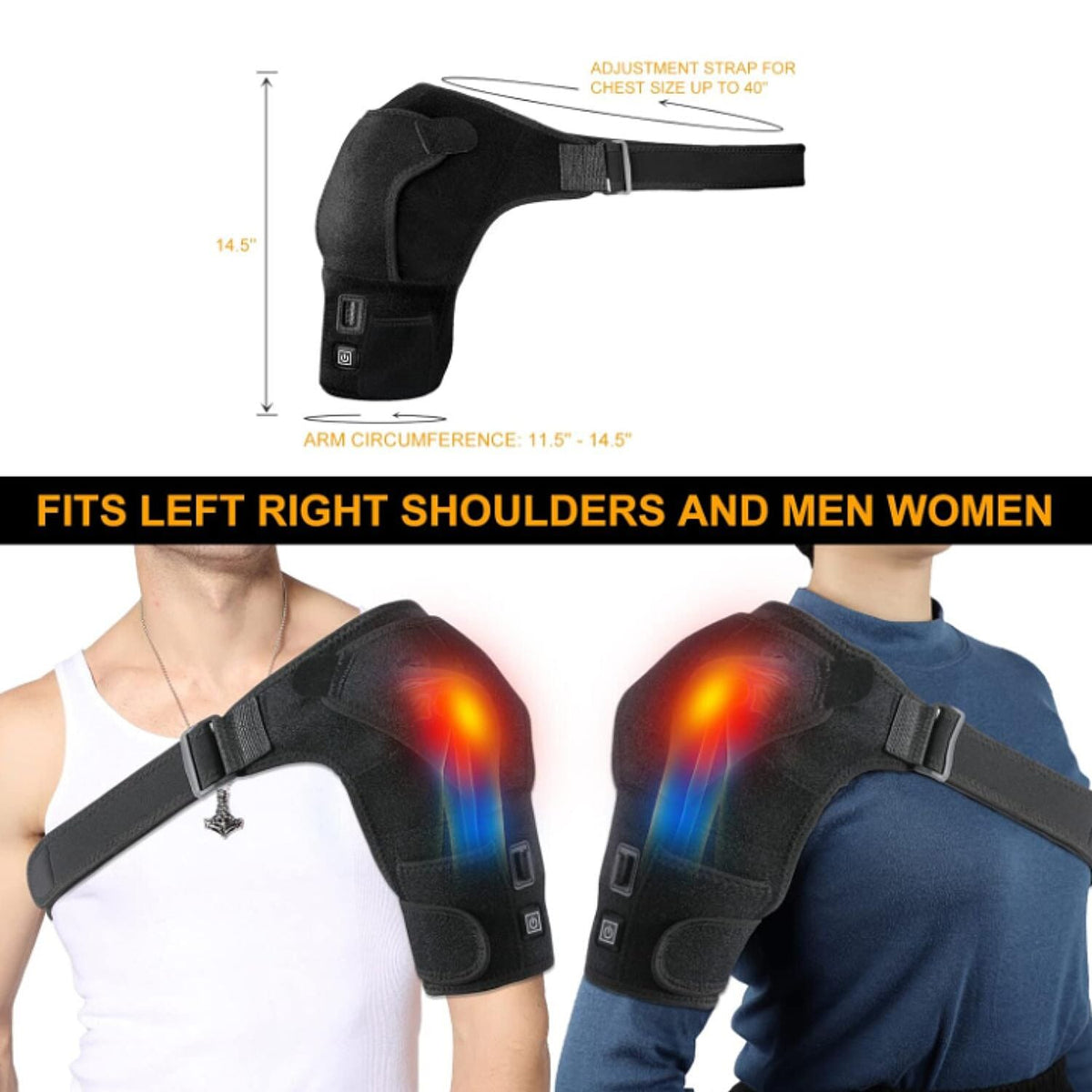 Infrared Therapy Wraps | Waist Belt, Shoulder Wrap, Knee Wrap & Neck Brace — photo 13