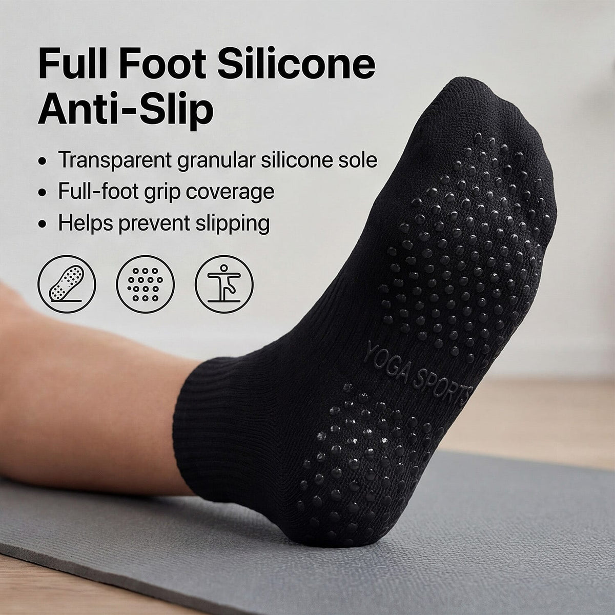 Grip Socks for Pilates and Yoga — photo 3