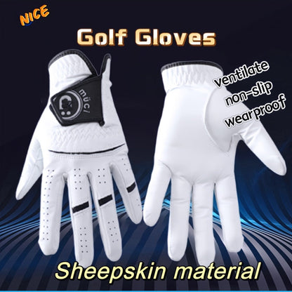 Left Hand Golf Glove in Soft Sheepskin Leather with Anti Slip Grip and Breathable Comfortable Fit — photo 8