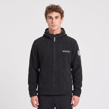 Men's Windproof Hooded Fleece Jacket for Walking & Hiking — photo 17
