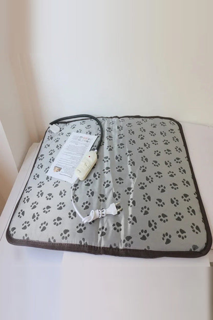 Heated Pet Pad for Dogs and Cats – Two Settings, Timer and Chew-Resistant Cord — photo 1