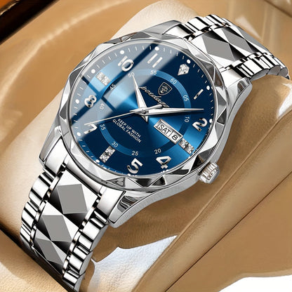 Men's Sports Watch – Analog Digital Wrist Watch with Chronograph, Alarm & Backlight, Water Resistant 50M – Hermosa — photo 13