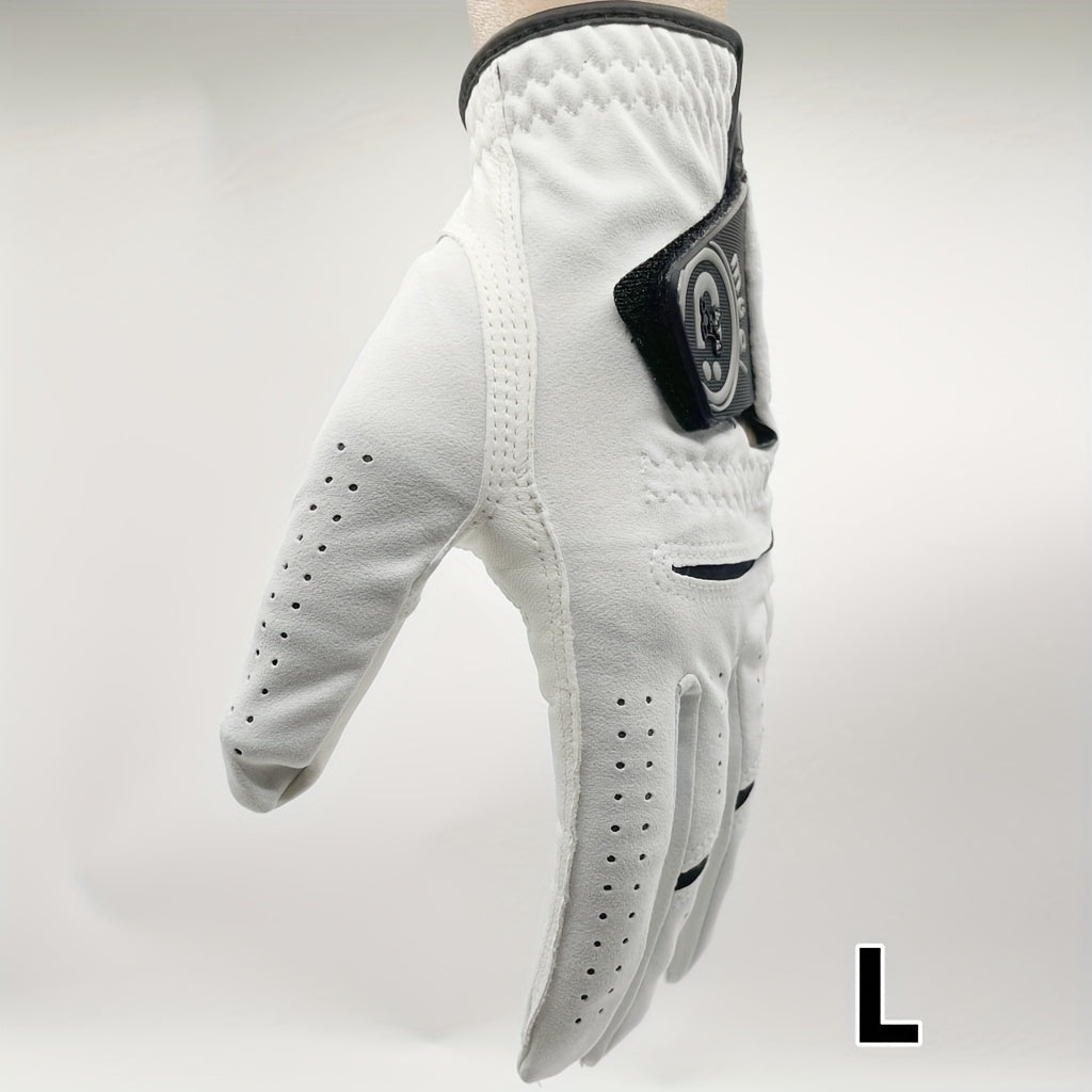 Left Hand Golf Glove in Soft Sheepskin Leather with Anti Slip Grip and Breathable Comfortable Fit — photo 4