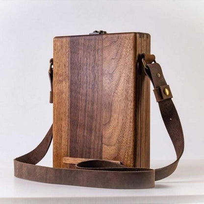 Writers Messenger Box | Walnut Briefcase-Style & Pen Loops | A5 — photo 1