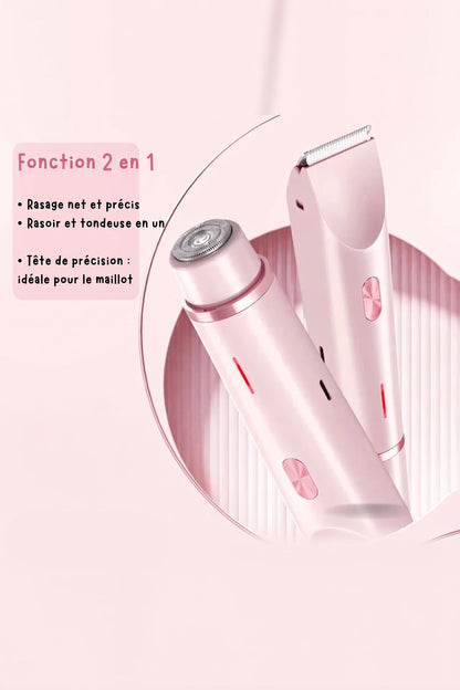 Intimate Electric Razor – Cordless, Two Interchangeable Heads, Waterproof — photo 5