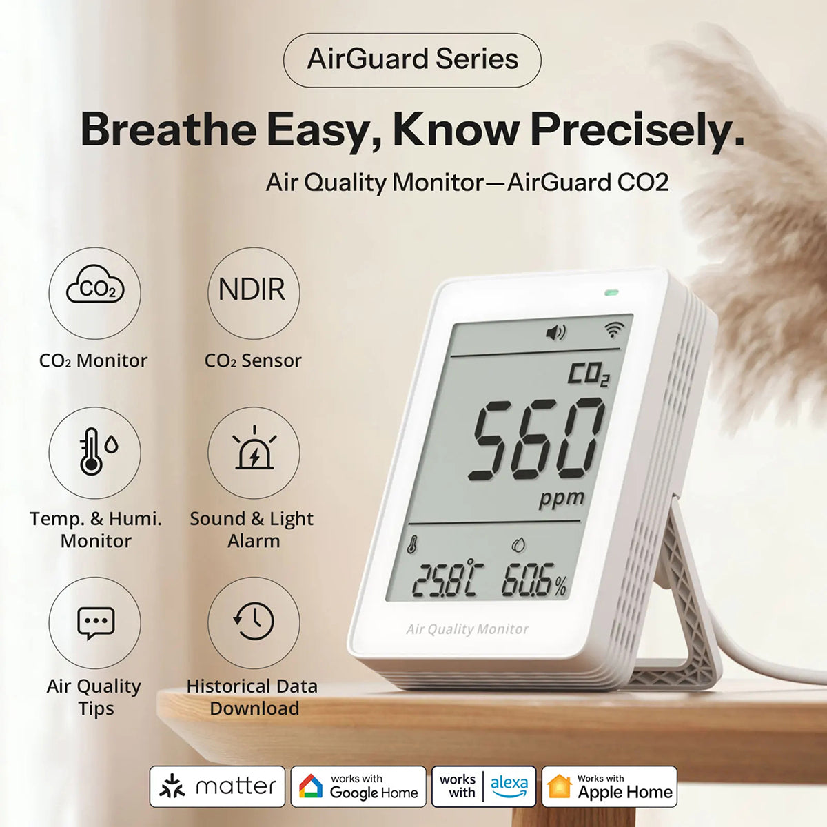HomeyAiry Air Quality Monitor for Home — photo 7