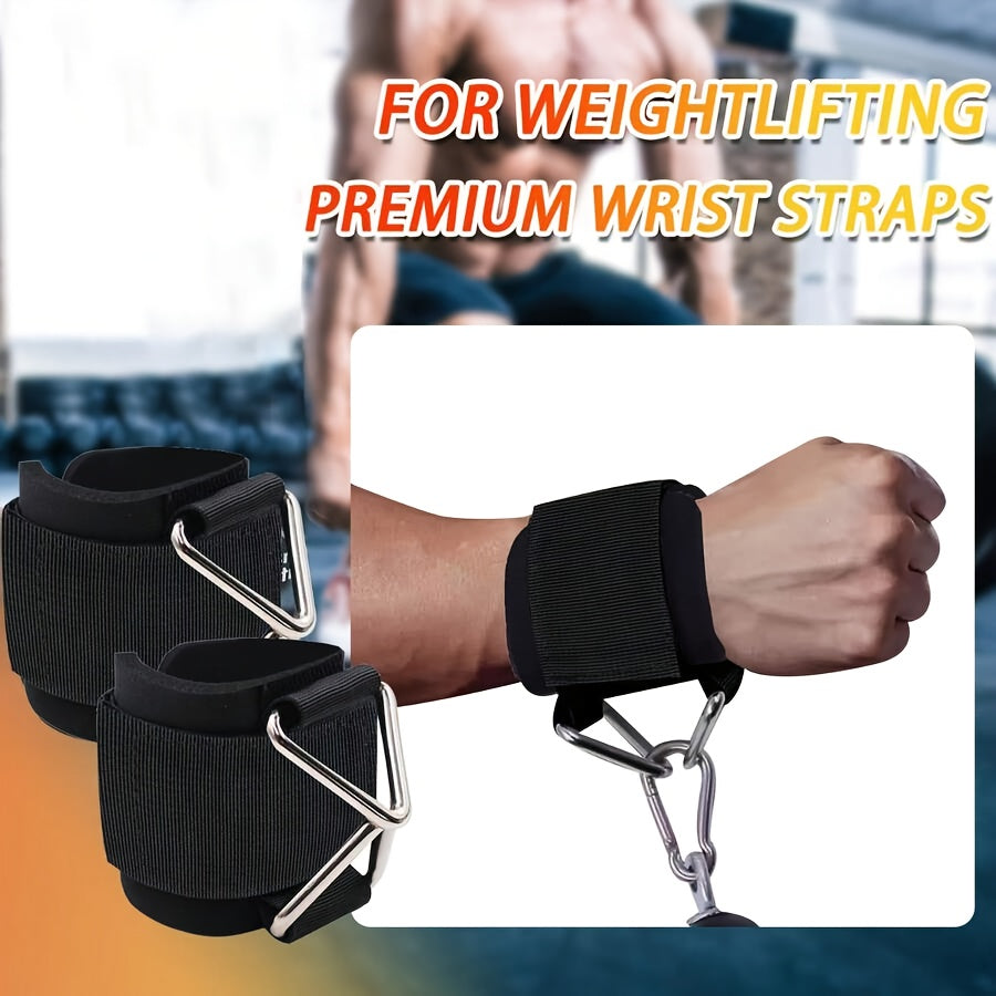 Adjustable Anti Slip Weight Lifting Wrist Straps in Durable Nylon for Deadlifts, Rows and Pull Ups — photo 12