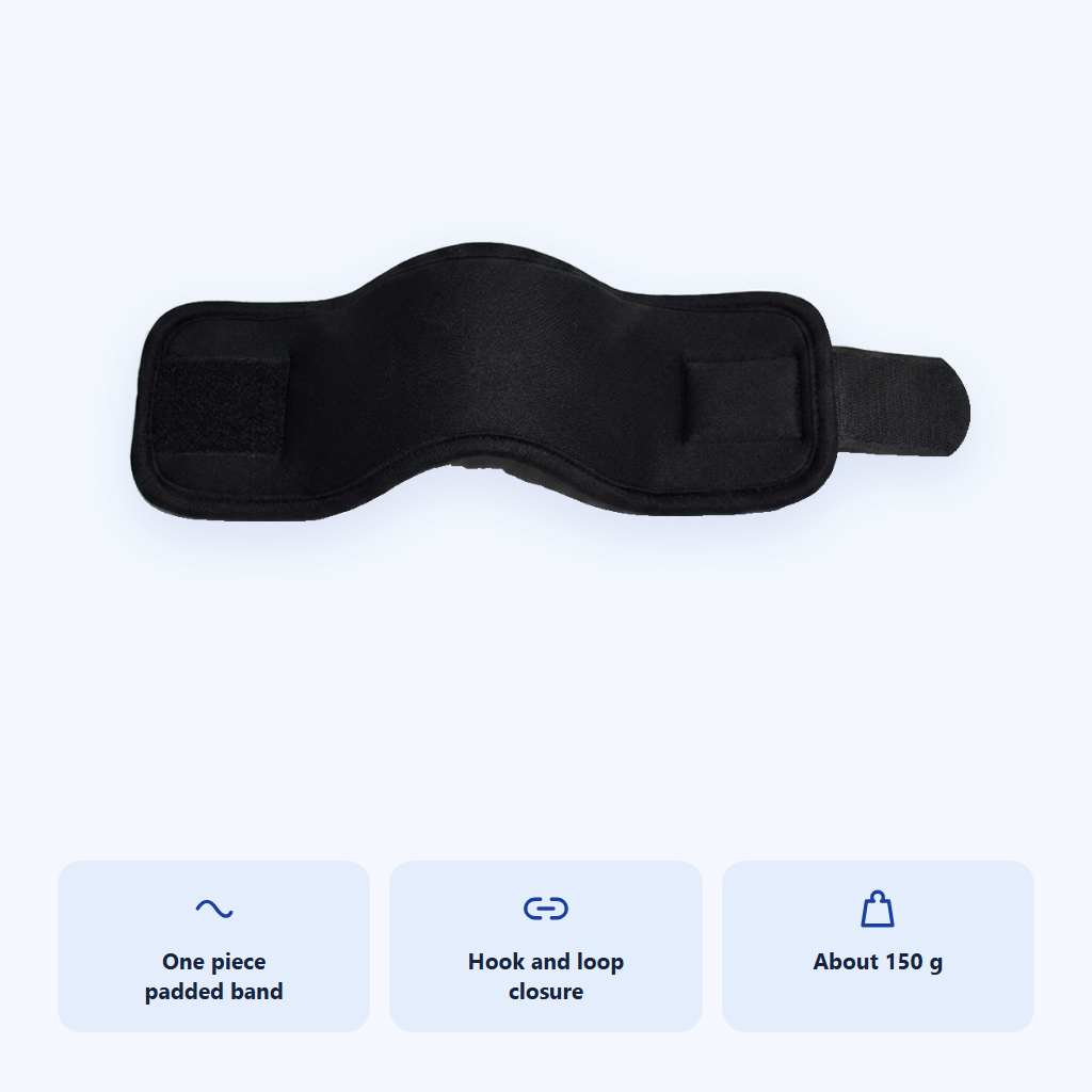 Adjustable Neck Brace Support Collar with Soft Padding — photo 4
