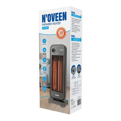 Noveen 900W Infrared Radiant Heater with 2 Heat Settings — photo 5