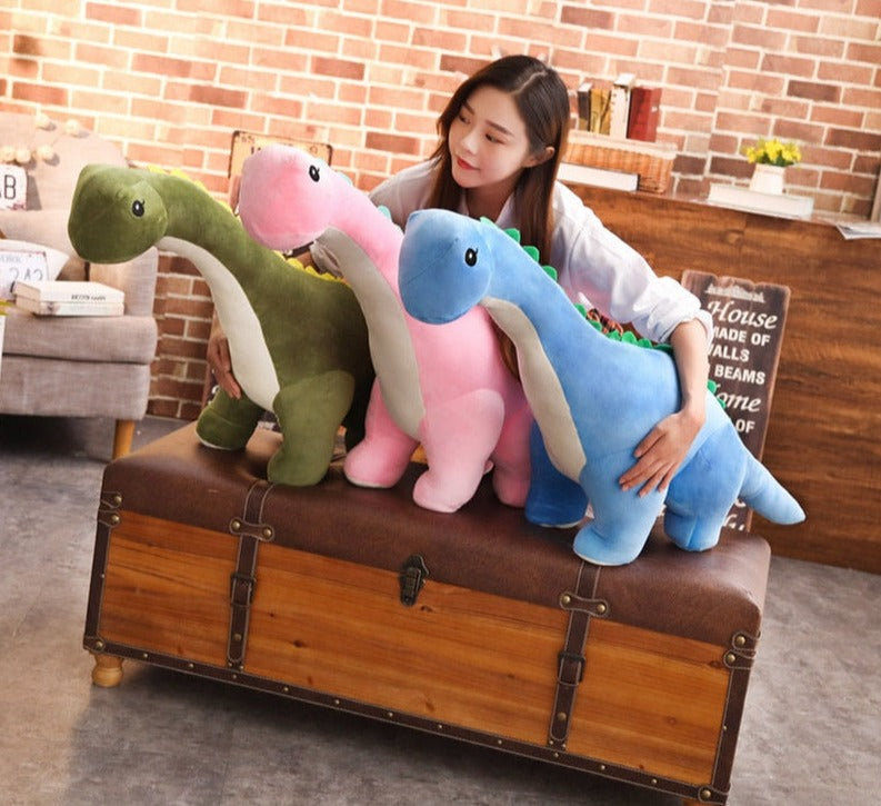 Giant Diplodocus Dinosaur Soft Toy, Plush Cuddly Stuffed Animal in Three Sizes and Three Colours — photo 12