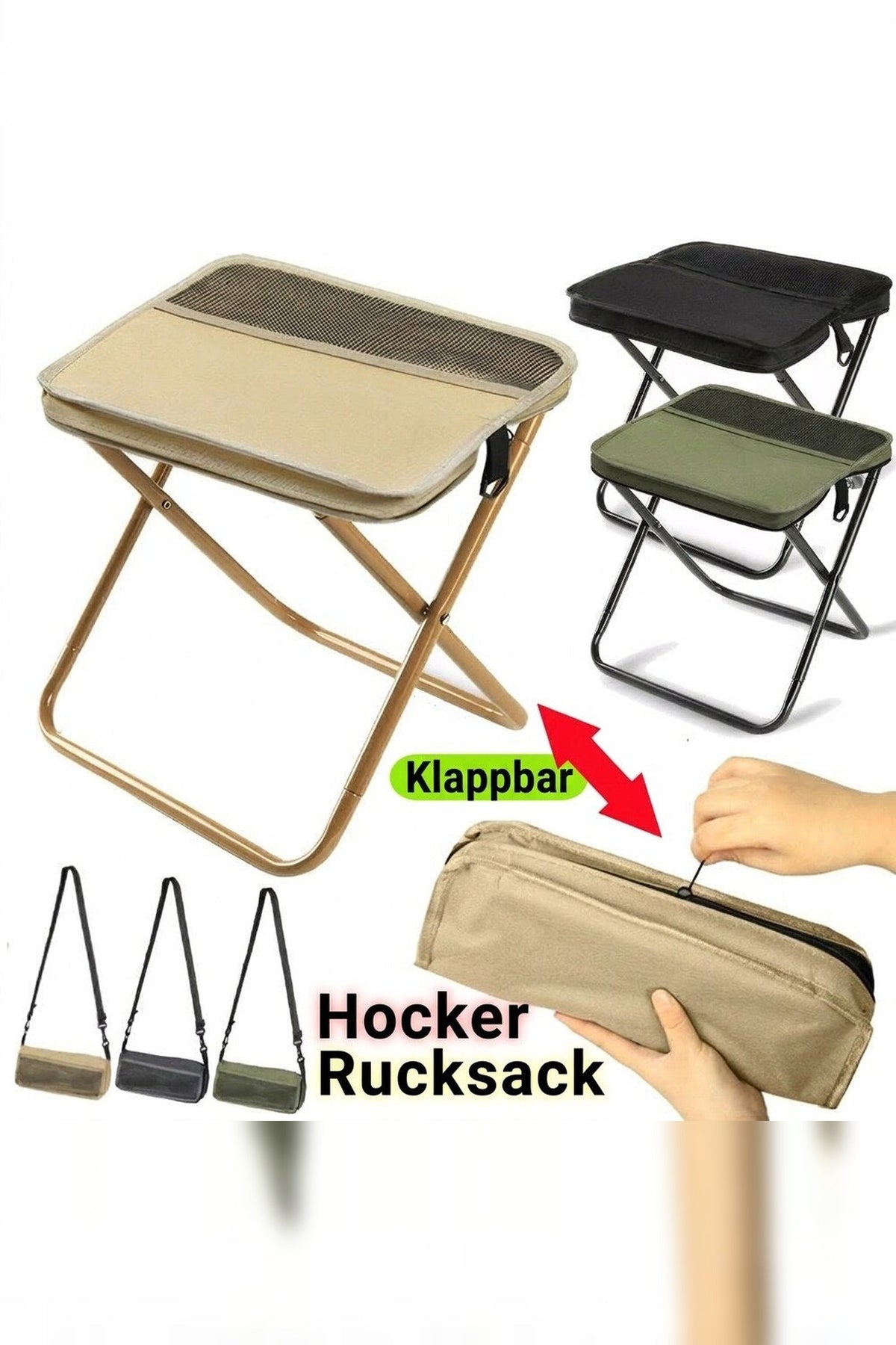 Folding Camping Chair with Backpack – Waterproof — photo 8