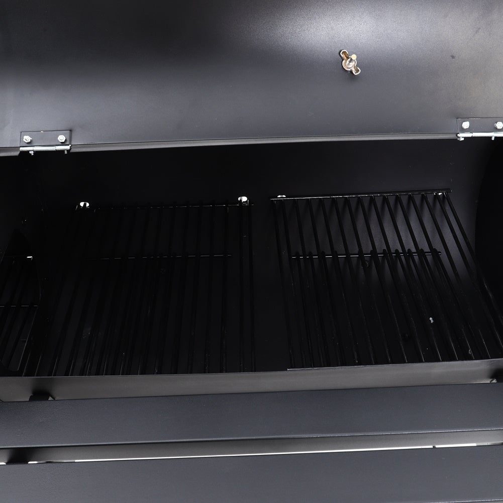 Charcoal BBQ Grill with Offset Smoker — photo 6