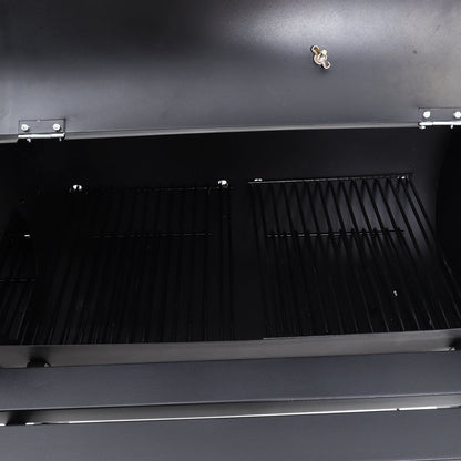 Charcoal BBQ Grill with Offset Smoker — photo 6