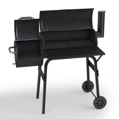 Charcoal BBQ Grill with Offset Smoker — photo 5